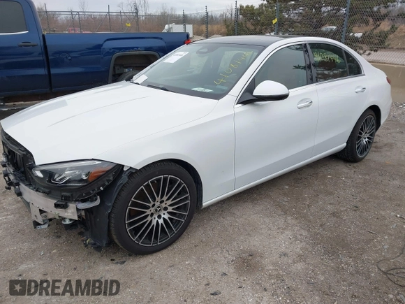 2023 Mercedes-Benz C 300 with VIN W1KAF4HB3PR100301, listed as a IAAI auction lot 41081446 with 24,944 mi miles and . Bid and sale history available at DreamBid. Image 18.