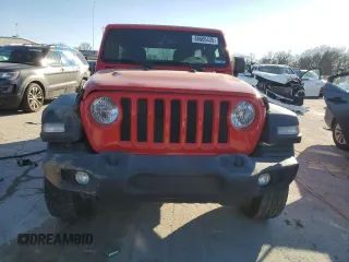 2022 Jeep Wrangler Unlimited Sport S with VIN 1C4HJXDG5NW155017, listed as a Copart auction lot 88606435 with 62,258 mi miles and Clean Title. Bid and sale history available at carsss.com. Image 5.
