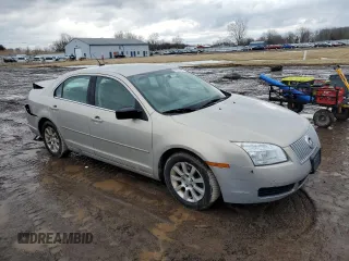2009 Mercury Milan with VIN 3MEHM07Z09R600752, listed as a Copart auction lot 46673485 with 83,166 mi miles and Salvage title. Bid and sale history available at DreamBid. Image 4.