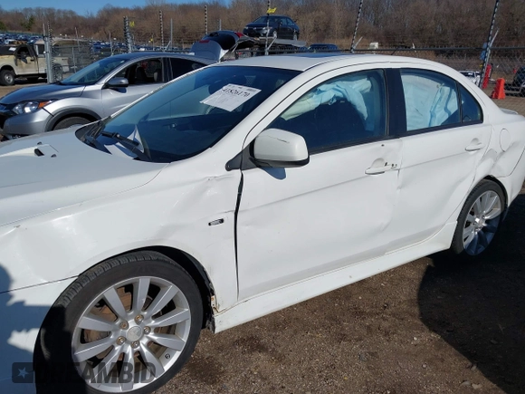 2011 Mitsubishi Lancer GTS with VIN JA32U8FW3BU030708, listed as a IAAI auction lot 41826170 with 213,889 mi miles. Bid and sale history available at carsss.com. Image 6.