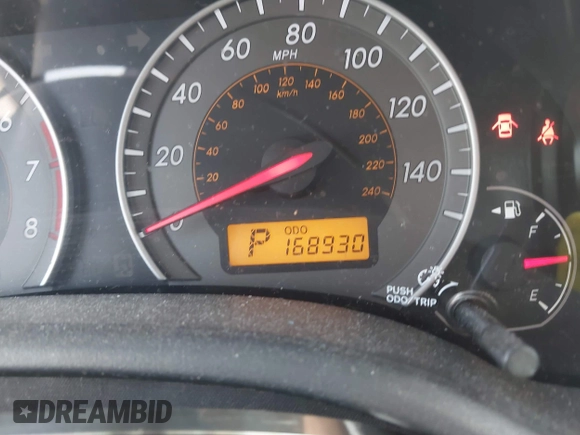 2010 Toyota Corolla with VIN 1NXBU4EE9AZ381653, listed as a IAAI auction lot 42404748 with 168,930 mi miles and . Bid and sale history available at DreamBid. Image 12.
