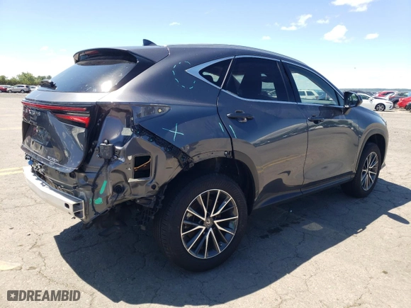 2022 Lexus NX with VIN JTJGKCEZ4N2004806, listed as a Copart auction lot 61267594 with 29,097 mi miles and Salvage Title. Bid and sale history available at carsss.com. Image 3.