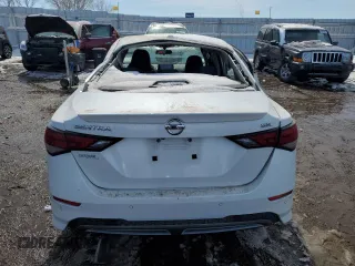 2021 Nissan Sentra SR with VIN 3N1AB8DV0MY288944, listed as a Copart auction lot 49735655 with 52,465 mi miles and Salvage Title. Bid and sale history available at carsss.com. Image 6.