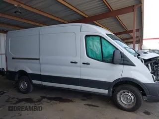 2024 Ford Transit Cargo with VIN 1FTBR1C83RKA91627, listed as a IAAI auction lot 41455595 with 12,010 mi miles and . Bid and sale history available at DreamBid. Image 14.