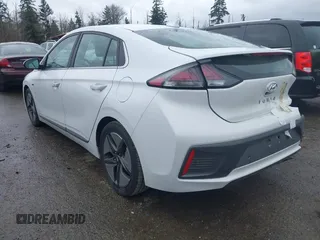 2020 Hyundai Ioniq Limited with VIN KMHC05LC5LU240296, listed as a IAAI auction lot 41828416 with 71,276 mi miles and . Bid and sale history available at DreamBid. Image 3.