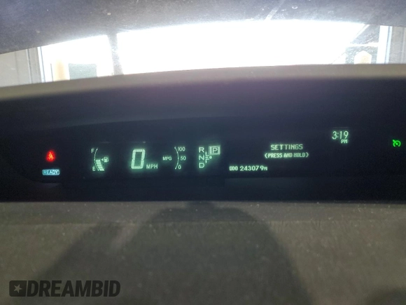 2010 Toyota Prius II with VIN JTDKN3DU8A1100478, listed as a Copart auction lot 53473205 with 243,079 mi miles and Clean Title. Bid and sale history available at DreamBid. Image 9.