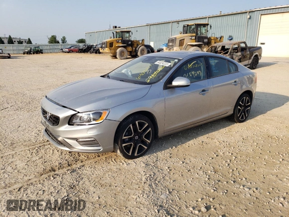 2017 Volvo S60 Dynamic with VIN YV140MTL6H2437588, listed as a Copart auction lot 64024223 with 69,298 mi miles. Bid and sale history available at carsss.com. Image 1.