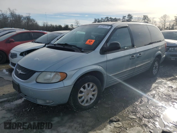 2002 Chrysler Town & Country LXi with VIN 2C8GP54L42R633877, listed as a Copart auction lot 42253175 with 193,587 mi miles and Clean Title. Bid and sale history available at carsss.com. Image 1.