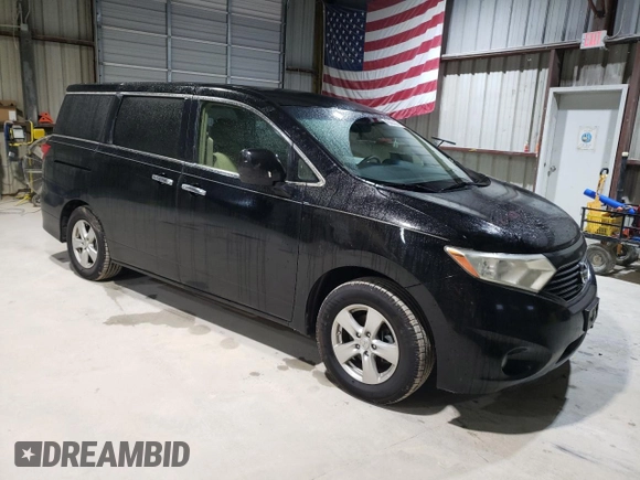 2013 Nissan Quest LE with VIN JN8AE2KP5D9063886, listed as a Copart auction lot 43805805 with 187,942 mi miles and Clean title. Bid and sale history available at DreamBid. Image 4.