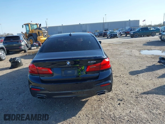 2018 BMW 5 Series 530i with VIN WBAJA5C59JWA38170, listed as a IAAI auction lot 41682219 with 61,990 mi miles and . Bid and sale history available at DreamBid. Image 16.