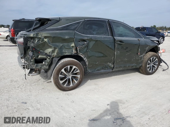 2021 Lexus RX 350 with VIN 2T2AZMAA2MC210874, listed as a Copart auction lot 43261545 with Not provided miles and Non repairable. Bid and sale history available at DreamBid. Image 3.