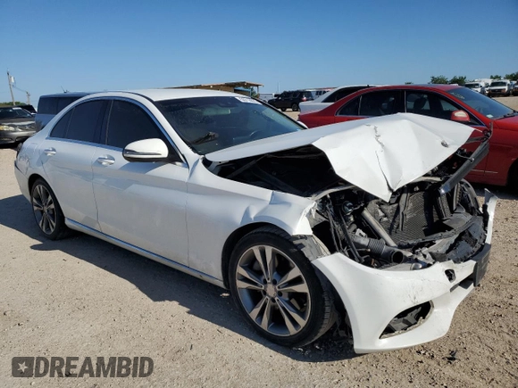 2016 Mercedes-Benz C 300 with VIN 55SWF4JB1GU132386, listed as a Copart auction lot 56716635 with 121,186 mi miles and Salvage title. Bid and sale history available at DreamBid. Image 4.