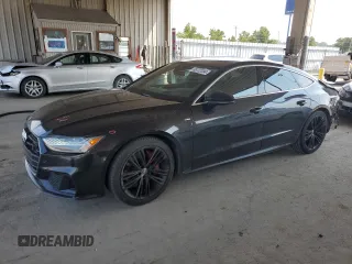 2019 Audi A7 Prestige with VIN WAUV2AF2XKN068159, listed as a Copart auction lot 65732394 with 72,116 mi miles and Salvage Title. Bid and sale history available at carsss.com. Image 1.