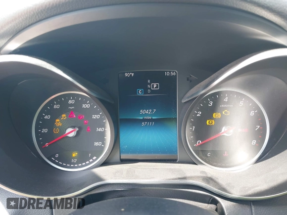 2020 Mercedes-Benz C 300 with VIN W1KWF8EB9LR573096, listed as a IAAI auction lot 42585606 with 57,111 mi miles and . Bid and sale history available at DreamBid. Image 7.