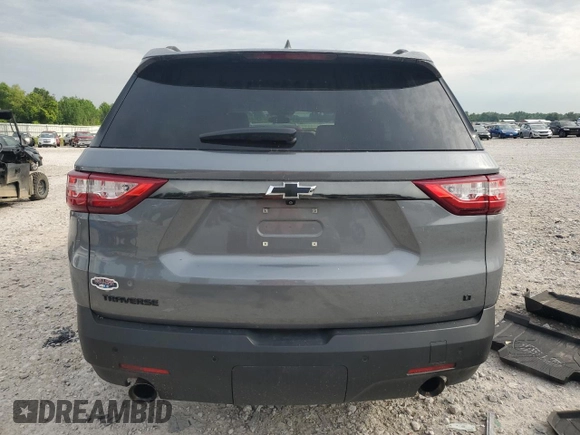 2021 Chevrolet Traverse LT Cloth with VIN 1GNERGKWXMJ208657, listed as a Copart auction lot 61564725 with 52,135 mi miles and Salvage title. Bid and sale history available at DreamBid. Image 6.