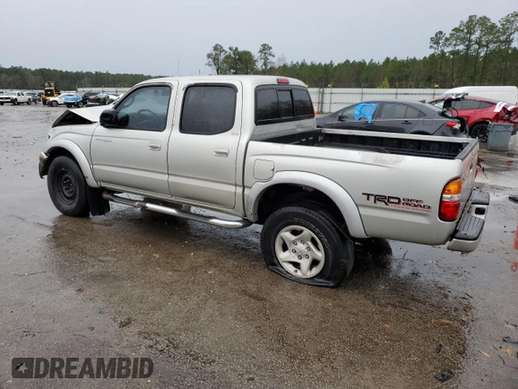 2002 Toyota Tacoma PreRunner with VIN 5TEGN92N92Z093987, listed as a Copart auction lot 45094525 with Not Provided miles and Salvage Title. Bid and sale history available at DreamBid. Image 2.