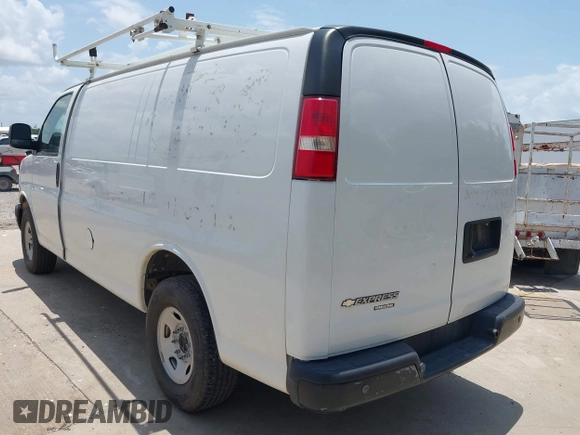 2015 Chevrolet Express Cargo with VIN 1GCZGTCG9F1241751, listed as a IAAI auction lot 42542607 with 220,697 mi miles and . Bid and sale history available at DreamBid. Image 3.