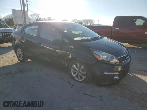 2017 Kia Rio EX with VIN KNADN4A32H6072178, listed as a Copart auction lot 88230125 with 87,529 mi miles and Salvage Title. Bid and sale history available at carsss.com. Image 4.