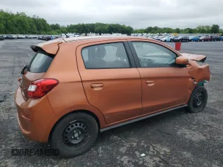2020 Mitsubishi Mirage ES z VIN ML32A3HJ8LH010367, wystawiony jako Copart lot #58792955 z przebiegiem 20 617 mil mil oraz Szkoda całkowita • Salvage title. Historia ofert i sprzedaży dostępna na DreamBid. Obrazek 3.