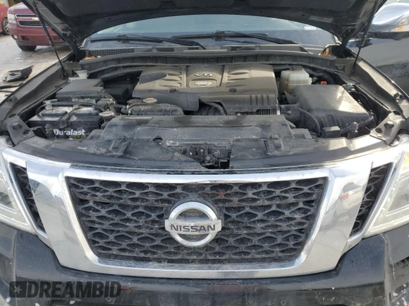 2020 Nissan Armada SL with VIN JN8AY2NC3L9621331, listed as a Copart auction lot 43926685 with 116,566 mi miles and Salvage Title. Bid and sale history available at carsss.com. Image 12.