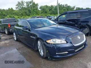 2014 Jaguar XJ Supercharged with VIN SAJWA2GTXEMV60676, listed as a IAAI auction lot 42457956 with 85,149 mi miles and . Bid and sale history available at DreamBid. Image 1.