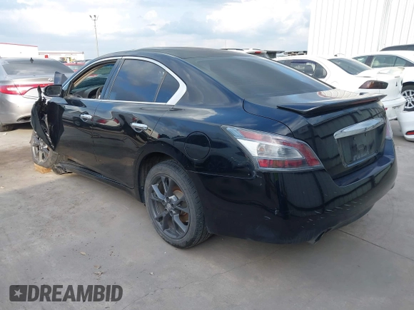 2014 Nissan Maxima SV with VIN 1N4AA5AP5EC499187, listed as a IAAI auction lot 42094212 with 196,747 mi miles and . Bid and sale history available at DreamBid. Image 3.