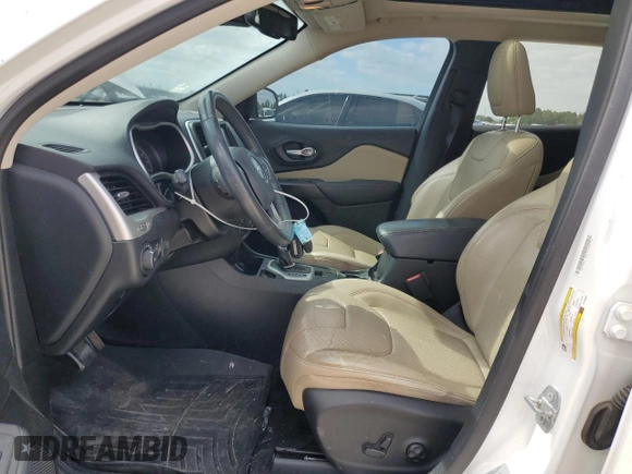2015 Jeep Cherokee Limited with VIN 1C4PJLDS4FW700683, listed as a Copart auction lot 52969045 with 143,344 mi miles and Clean Title. Bid and sale history available at DreamBid. Image 7.