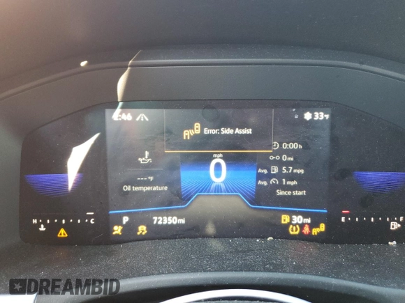 2022 Volkswagen Atlas SE with VIN 1V2LP2CAXNC521420, listed as a Copart auction lot 87450604 with 72,350 mi miles and Salvage title. Bid and sale history available at DreamBid. Image 9.