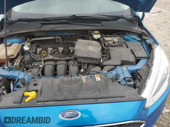 2017 Ford Focus SE with VIN 1FADP3F21HL219573, listed as a Copart auction lot 59147985 with 160,213 mi miles and Salvage title. Bid and sale history available at DreamBid. Image 11.