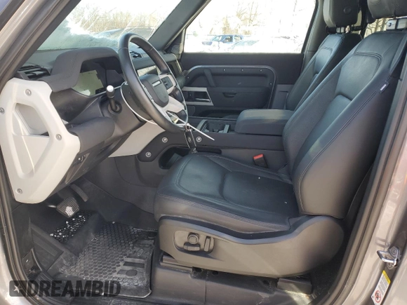 2023 Land Rover Defender S with VIN SALEJ6EX7P2243744, listed as a Copart auction lot 88471945 with 18,822 mi miles and Salvage title. Bid and sale history available at DreamBid. Image 7.