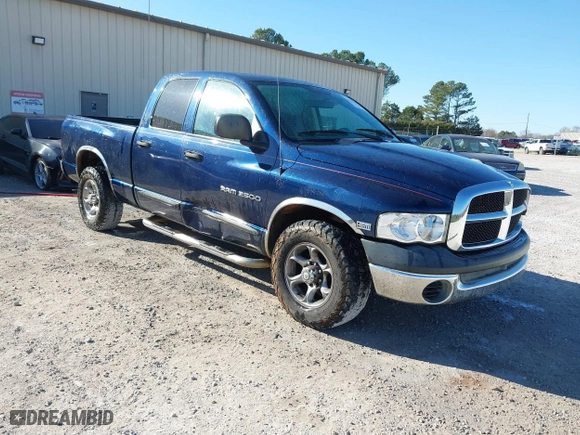 2003 Dodge Ram 2500 ST with VIN 3D7KA28D33G730953, listed as a IAAI auction lot 41769788 with 203,208 mi miles. Bid and sale history available at carsss.com. Image 1.