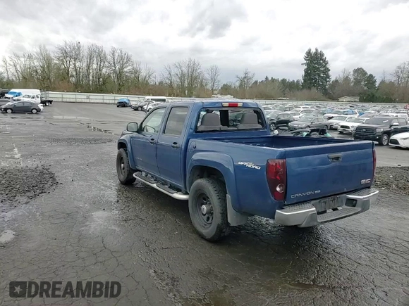 2005 GMC Canyon 1SE SLE Z71 with VIN 1GTDS136658213688, listed as a Copart auction lot 46494885 with 162,209 mi miles and Salvage Title. Bid and sale history available at carsss.com. Image 11.