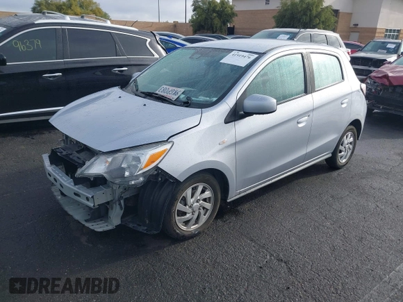 2021 Mitsubishi Mirage ES with VIN ML32AUHJ4MH004203, listed as a IAAI auction lot 41919476 with 87,854 mi miles and . Bid and sale history available at DreamBid. Image 18.