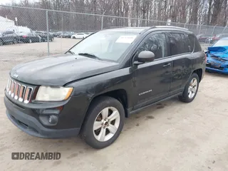 2012 Jeep Compass Latitude with VIN 1C4NJDEB1CD555704, listed as a IAAI auction lot 41713800 with 198,553 mi miles and . Bid and sale history available at DreamBid. Image 2.