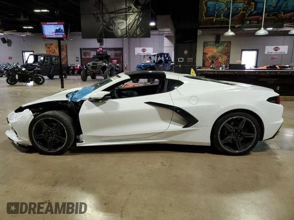 2024 Chevrolet Corvette 2LT z VIN 1G1YB2D4XR5122833, wystawiony jako Copart lot #88783495 z przebiegiem 3 875 mil mil oraz Szkoda całkowita • Salvage title. Historia ofert i sprzedaży dostępna na DreamBid. Obrazek 3.