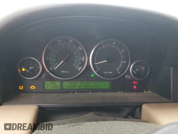 2006 Land Rover Range Rover HSE with VIN SALME15416A201308, listed as a Copart auction lot 52920805 with 211,090 mi miles and Salvage Title. Bid and sale history available at carsss.com. Image 9.
