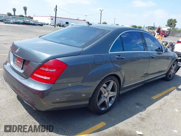 2011 Mercedes-Benz S 550 with VIN WDDNG7BB3BA385985, listed as a IAAI auction lot 42207977 with 122,874 mi miles and . Bid and sale history available at DreamBid. Image 4.