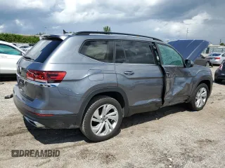 2021 Volkswagen Atlas SE with VIN 1V2JP2CAXMC562278, listed as a Copart auction lot 68907783 with 57,966 mi miles and . Bid and sale history available at DreamBid. Image 3.