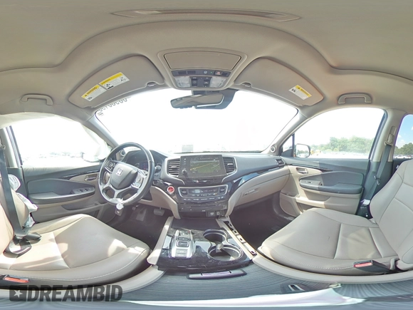 2019 Honda Pilot Touring 8-Passenger with VIN 5FNYF6H96KB067035, listed as a Copart auction lot 63933195 with 46,514 mi miles and Salvage title. Bid and sale history available at DreamBid. Image 15.