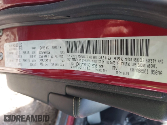 2017 Jeep Cherokee Limited with VIN 1C4PJMDB8HW512130, listed as a IAAI auction lot 41708722 with 88,943 mi miles and . Bid and sale history available at DreamBid. Image 9.