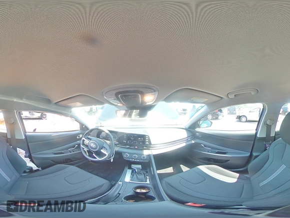 2025 Hyundai Elantra SE with VIN KMHLL4DG0SU931768, listed as a Copart auction lot 60353885 with 1,319 mi miles and Salvage title. Bid and sale history available at DreamBid. Image 14.