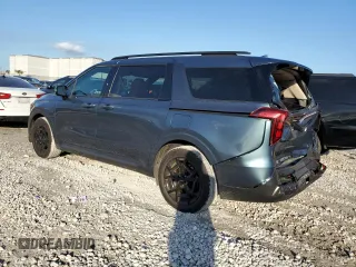 2025 Kia Carnival SX Prestige with VIN KNDNE5K36S6463692, listed as a Copart auction lot 85995684 with 7,615 mi miles and Salvage Title. Bid and sale history available at carsss.com. Image 2.