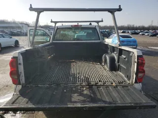 2006 Chevrolet Silverado 1500 Work Truck with VIN 3GCEC14X06G253088, listed as a Copart auction lot 43375235 with 239,459 mi miles and Salvage Title. Bid and sale history available at carsss.com. Image 6.