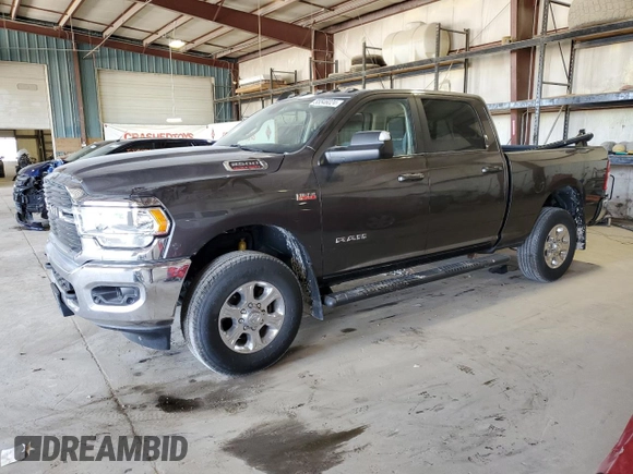 2020 Ram 2500 Big Horn with VIN 3C6UR5DJ8LG206603, listed as a Copart auction lot 55546024 with 145,812 mi miles and Salvage Title. Bid and sale history available at carsss.com. Image 1.