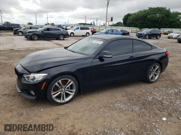 2015 BMW 4 Series 435i with VIN WBA3R1C56FK194429, listed as a Copart auction lot 58838255 with 91,823 mi miles and Salvage title. Bid and sale history available at DreamBid. Image 1.