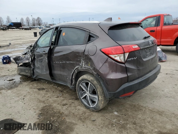 2022 Honda HR-V EX-L with VIN 3CZRU6H78NM725151, listed as a Copart auction lot 46892185 with 68,588 mi miles and Salvage Title. Bid and sale history available at carsss.com. Image 2.