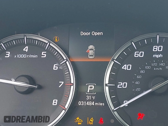 2020 Acura TLX w/Technology Pkg with VIN 19UUB1F52LA012204, listed as a IAAI auction lot 41467041 with 31,484 mi miles. Bid and sale history available at carsss.com. Image 15.