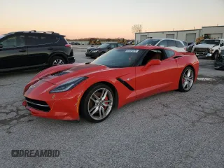 2015 Chevrolet Corvette Z51 2LT с VIN 1G1YK2D73F5118208, выставлен на аукционе Copart как лот 81051324 с пробегом Не указан миль и Списание • Salvage title. История ставок и продаж доступна на DreamBid. Изображение 1.