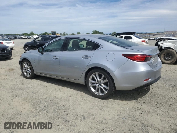 2017 Mazda Mazda6 Touring with VIN JM1GL1V53H1103788, listed as a Copart auction lot 51845125 with 52,939 mi miles and Salvage Title. Bid and sale history available at carsss.com. Image 2.