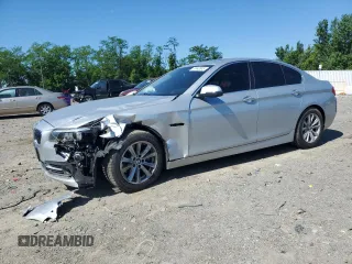 2016 BMW 5 Series 528i xDrive with VIN WBA5A7C50GG643577, listed as a Copart auction lot 57442845 with 77,273 mi miles and Salvage title. Bid and sale history available at DreamBid. Image 1.